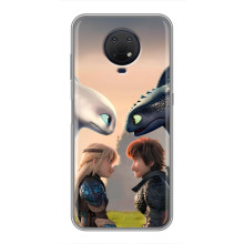 Чехол как приручить дракона на Nokia G10 (Гикавка и Астрид)