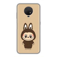 Чехол с Лабубу на Nokia G10 (Коричневый Лабубу)