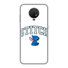 Чохол з принтом Стіч на Nokia G10 – Стіч лого