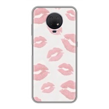 Чохол з розовим принтом для Nokia G10 (Рожеві губи)