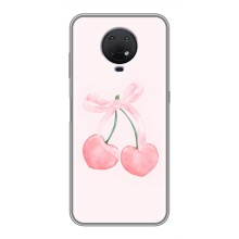 Чохол з розовим принтом для Nokia G10 (Рожеві вишні)