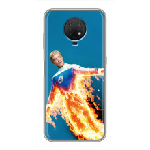 Чохол з принтом Фантастична четвірка для Nokia G10 – Людина-факел