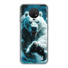 Чохол з картинкою 'Хижаки' для Nokia G10 (Ведмідь)