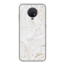 Мраморний чехол на Nokia G10 (VPrint) (Білий мрамор)