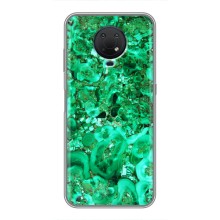 Мраморний чехол на Nokia G10 (VPrint) (Салатовий Мрамор)