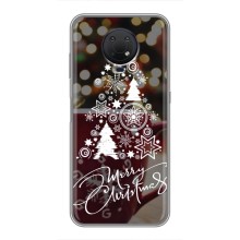 Різдвяні Чохли для Nokia G10 (VPrint) (Ялинка яскрава)