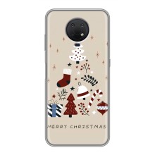 Різдвяні Чохли для Nokia G10 (VPrint) (Merry Christmas)