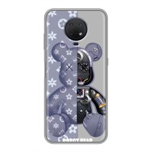 Силиконовый чехол для Nokia G10 (Медведь Louis Vuitton)