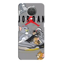 Силиконовый Чехол Nike Air Jordan на Нокиа Джи 10 (Air Jordan)