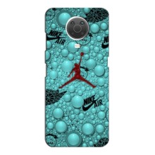 Силиконовый Чехол Nike Air Jordan на Нокиа Джи 10 – Джордан Найк