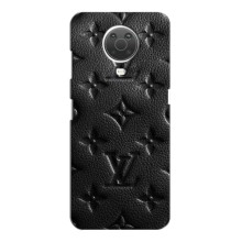 Текстурний Чохол Louis Vuitton для Нокіа Джи 10 – Чорний ЛВ