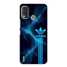 Чехлы Адидас для Nokia G11 Plus (AlphaPrint) (Синий Адидас)