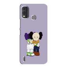 Чехлы для Nokia G11 Plus - Bearbrick Louis Vuitton (PREMIUMPrint) (Дружба Беарбрик)