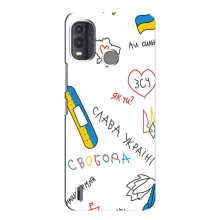Чехлы Доброго вечора, ми за України для Нокиа G11 Плюс (AlphaPrint) (Стикер)