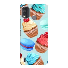 Чехлы с Фруктами для Nokia G11 Plus (VPrint) (Кексики)