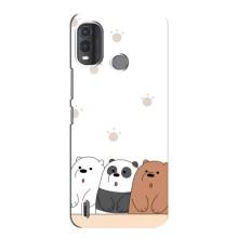 Чохли з зображенням різних тварин на Nokia G11 Plus (Здивовані ведмедики)
