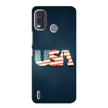 Чехол Флаг USA для Nokia G11 Plus (USA)