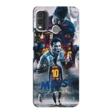 Чехол Месси футболист для Nokia G11 Plus (Коллаж Месси)