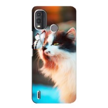 Чехол на Нокиа G11 Плюс с Котами (VPrint) (Котик с бабочкой)