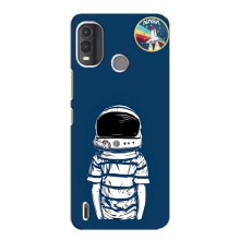 Чехол NASA для Nokia G11 Plus (AlphaPrint) (Мальчик в шлеме)