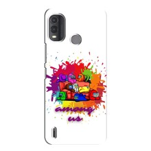 Чехол Амонг Ас для Nokia G11 Plus (AlphaPrint) (Яркий АмонгАс)