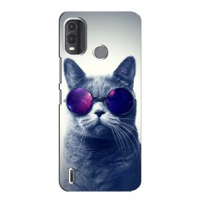 Чехол с принтом для Nokia G11 Plus (AlphaPrint) Модные коты (Стильный кот)