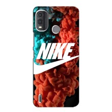 Чехол для Nokia G11 Plus - с принтом Найк (AlphaPrint) (Дымчатый найк)