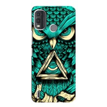 Чехол с птицами на Nokia G11 Plus (VPrint) (Сова с глазом)