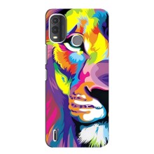 Чехол со Львом для Nokia G11 Plus (VPrint) (Яркий Лев)
