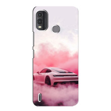 Чехол с авто Порше для Nokia G11 Plus – Розовый Порше