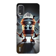 Чехол с мемом Тралалело тралала на Nokia G11 Plus (Капучино асасино)