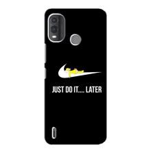 Чехол с логотипом Найк на Nokia G11 Plus – Nike just do it