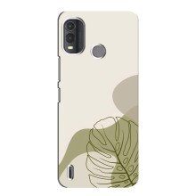 Силконовий чохол з принтом в квітах на Nokia G11 Plus – Монстера зелена