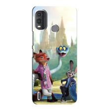 Чехол Зоотрополіс на Nokia G11 Plus – Ник Джуди и змея