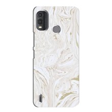 Мраморный чехол на Nokia G11 Plus (VPrint) (Белый мрамор)