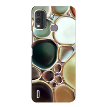 Мраморный чехол на Nokia G11 Plus (VPrint) (Радужный Мрамор)