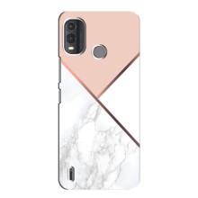 Мраморный чехол на Nokia G11 Plus (VPrint) (Тройной мрамор)