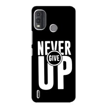 Силіконовый Чохол на Nokia G11 Plus з картинкою НАЙК (Never Give UP)