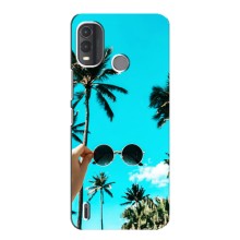 Силиконовый чехол с КАРТИНКАМИ лето для Nokia G11 Plus (AlphaPrint) (Взгляд лето)