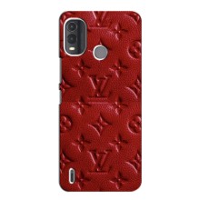 Текстурный Чехол Louis Vuitton для Нокиа Джи 11 Плюс – Красный ЛВ