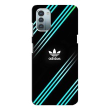 Чохли Адидас для Nokia G11 (AlphaPrint) (Адідас з полосами)