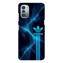 Чохли Адидас для Nokia G11 (AlphaPrint) (Синій Адідас)