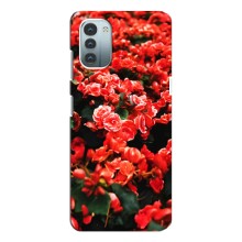 Чохли з квітами для Nokia G11 (VPrint) (Квіти червоні)