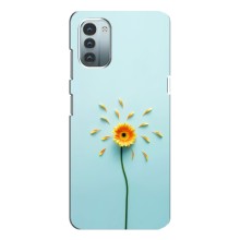 Чохли з квітами для Nokia G11 (VPrint) (Жовта квітка)