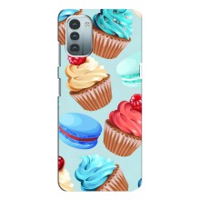 Чохли з фруктами для Nokia G11 (VPrint) (Кексики)