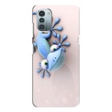 Чехлы с изображением разных животных для Nokia G11 (Геккон)