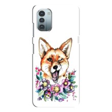 Чохли з картинкою Лисичка для Nokia G11 (VPrint) (Весела лисичка)