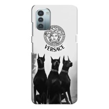 Чехлы VERSACE для Нокиа G11 (PREMIUMPrint) (Доберман Версаче)