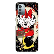 Чехол Disney Mouse Nokia G11 (PREMIUMPrint) (Минни peace)