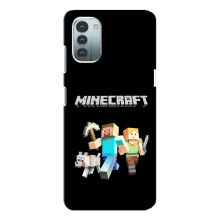 Чохол Майнкрафт на Nokia G11 (AlphaPrint) Minecraft (герої Minecraft)